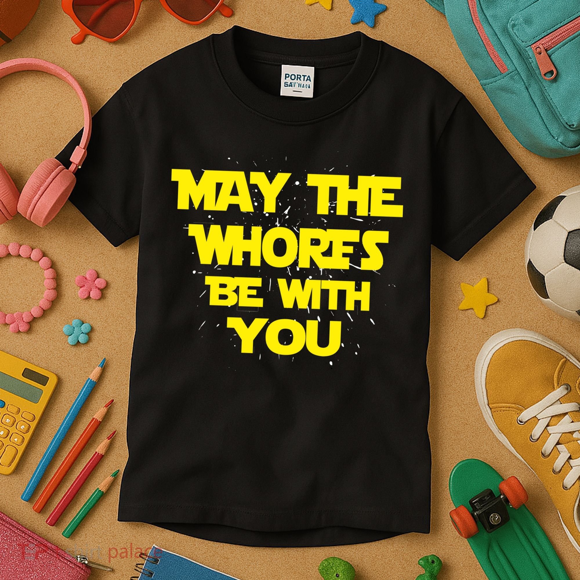 May The Whores Be With You Kids T-Shirt