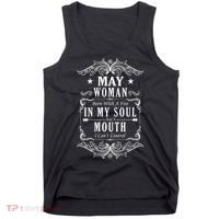 May Woman Funny Birthday Tank Top thumb 0