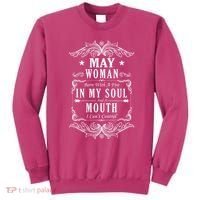 May Woman Funny Birthday Sweatshirt thumb 0