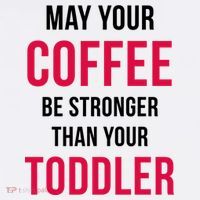 May Your Coffee Be Stronger Than Your Toddler Ornament thumb 1