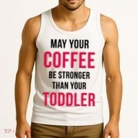 May Your Coffee Be Stronger Than Your Toddler Tank Top thumb 3
