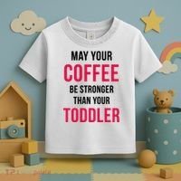 May Your Coffee Be Stronger Than Your Toddler Toddler T-Shirt thumb 3