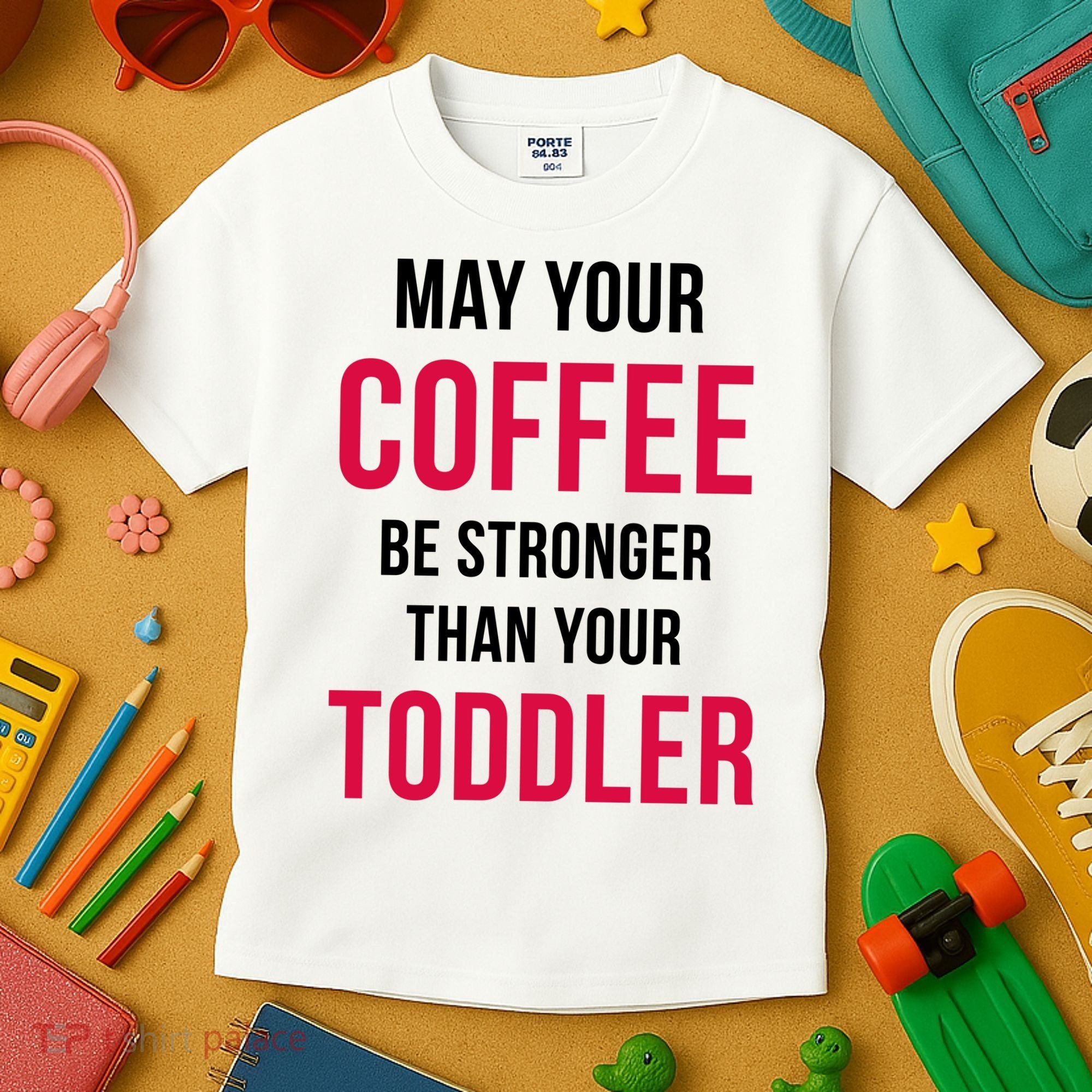 May Your Coffee Be Stronger Than Your Toddler Kids T-Shirt