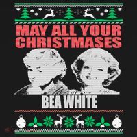 May All Your Christmases Bea White Backpack thumb 2