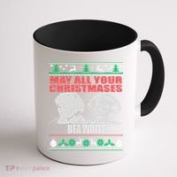 May All Your Christmases Bea White Coffee Mug thumb 1