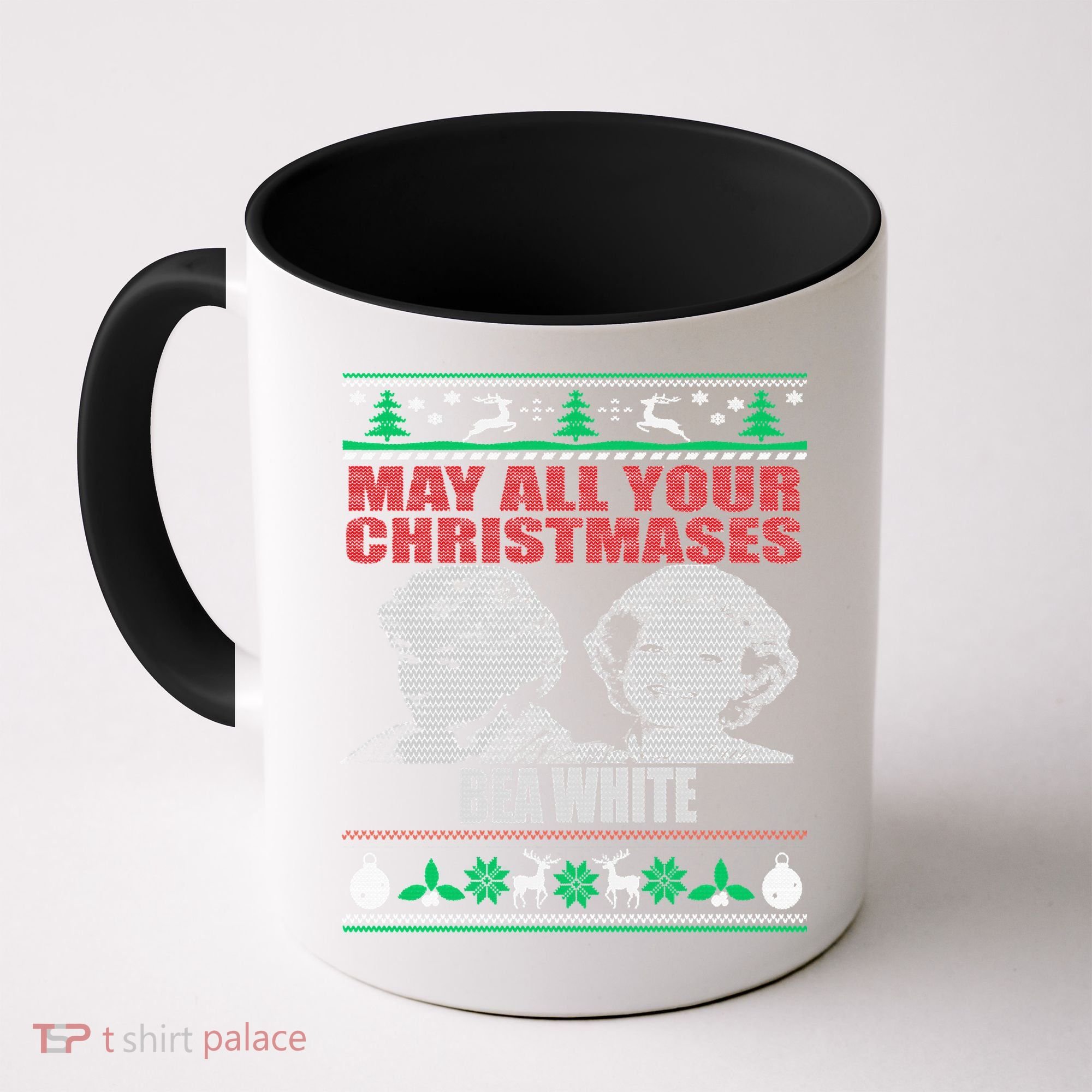 May All Your Christmases Bea White Coffee Mug