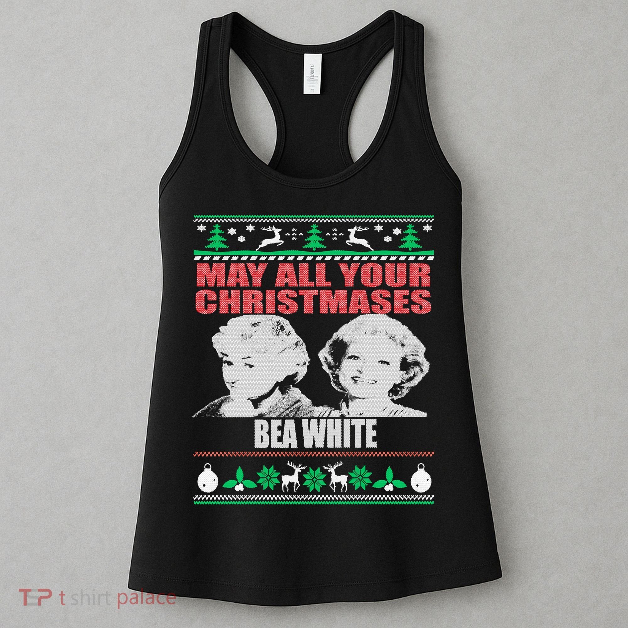 May All Your Christmases Bea White Women's Tank Top