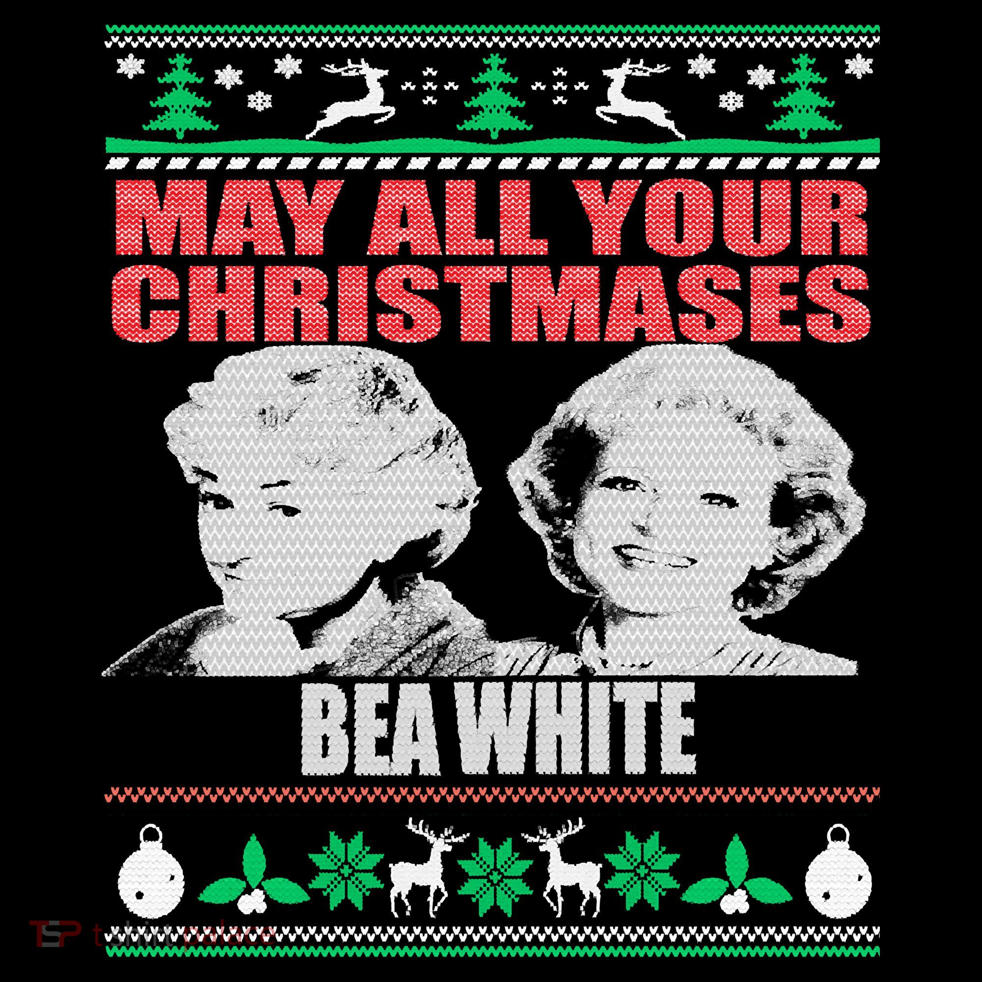 May All Your Christmases Bea White Kids Sweatshirt
