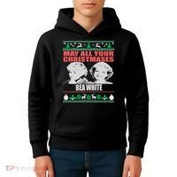 May All Your Christmases Bea White Kids Hoodie thumb 4