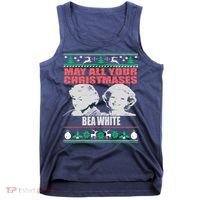 May All Your Christmases Bea White Tank Top thumb 0