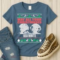 May All Your Christmases Bea White Women's T-Shirt thumb 3