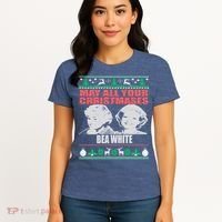 May All Your Christmases Bea White Women's T-Shirt thumb 4