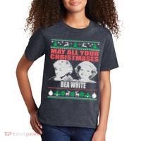 May All Your Christmases Bea White Kids T-Shirt thumb 2