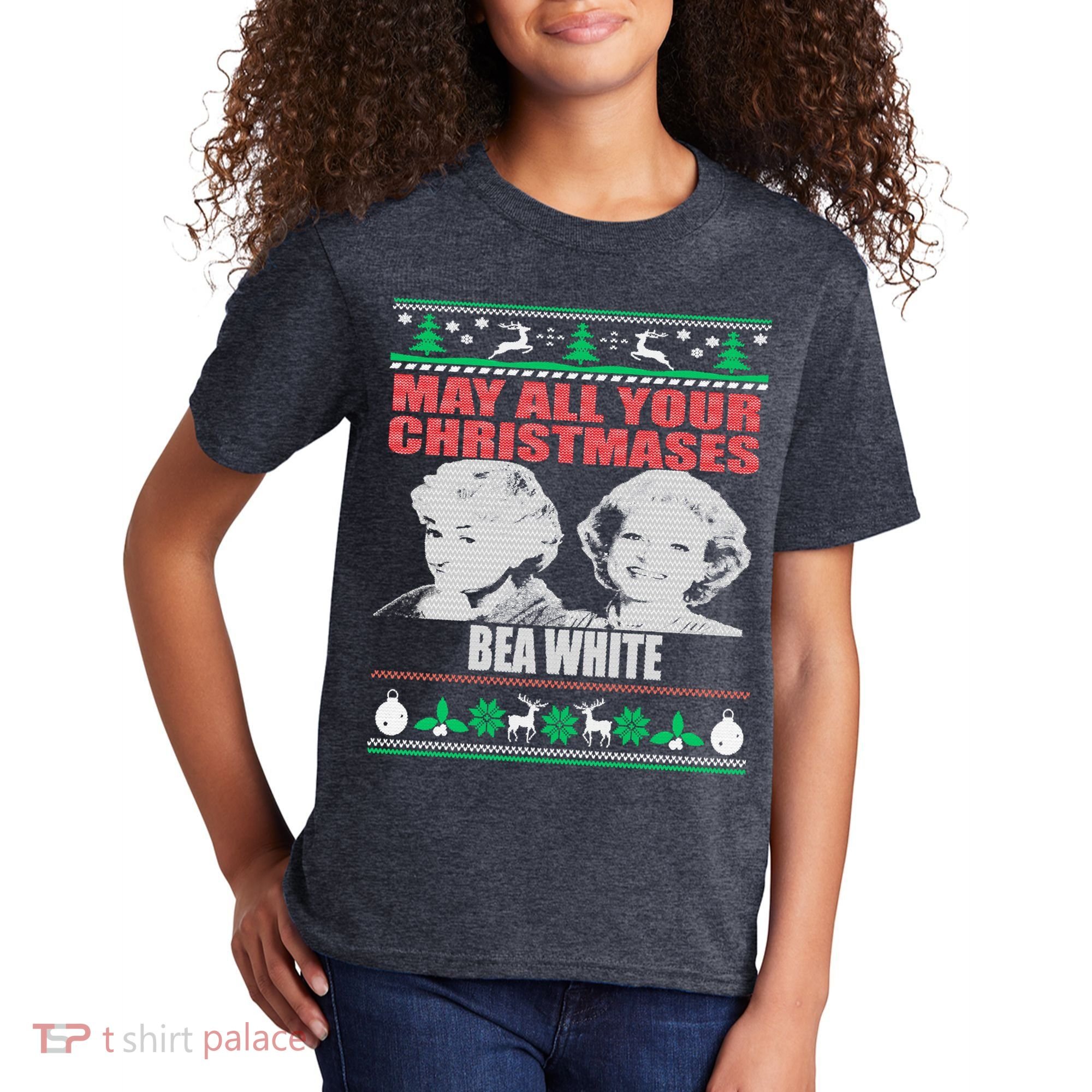 May All Your Christmases Bea White Kids T-Shirt