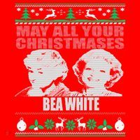 May All Your Christmases Bea White Santa Hat thumb 1