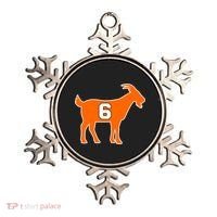Mayfield Goat Cleveland, Ohio Football Ornament thumb 0