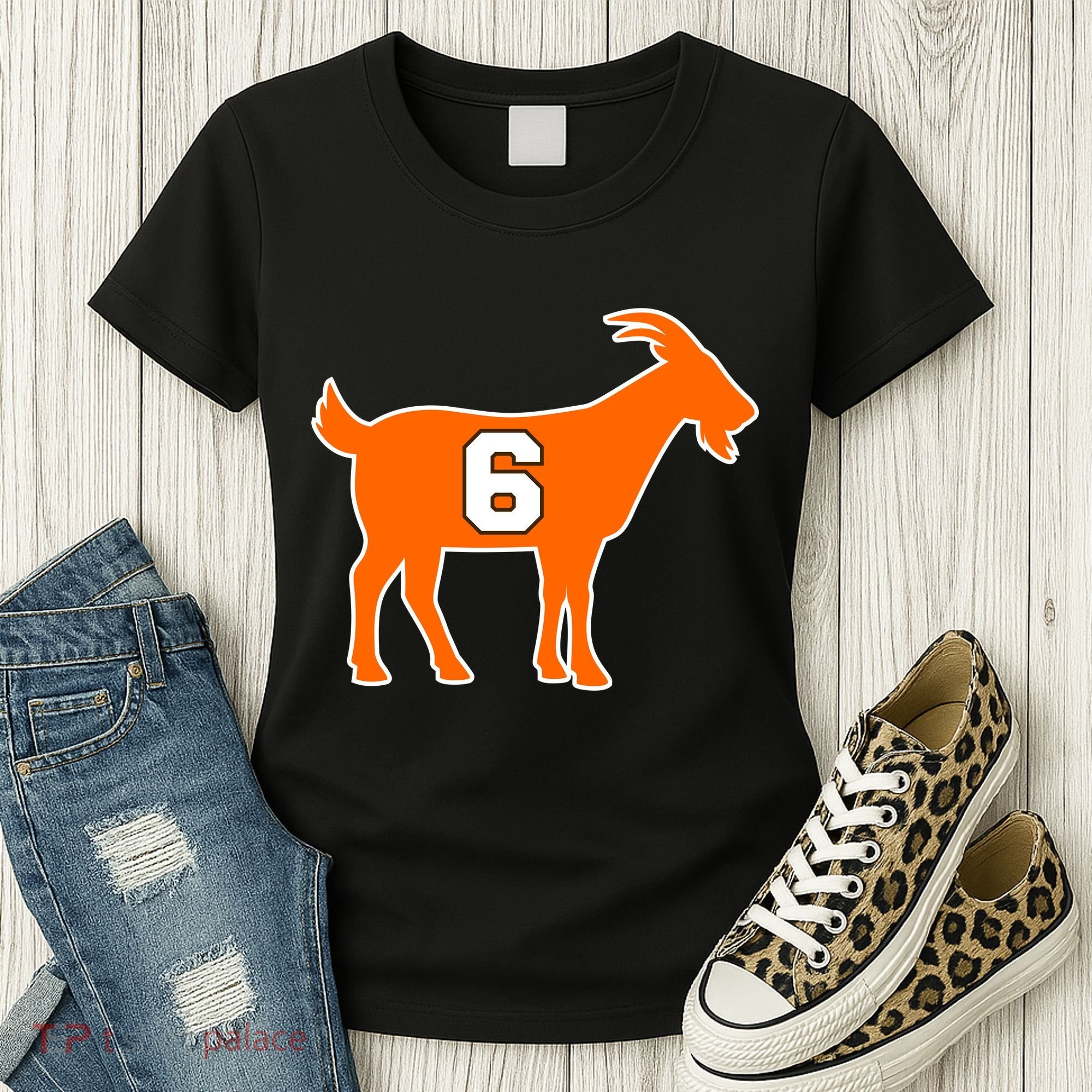 Mayfield Goat Cleveland, Ohio Football Women's T-Shirt