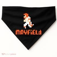 Mayfield Pixel Quarterback Cleveland USA-Made Doggie Bandana thumb 0