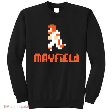 Mayfield Pixel Quarterback Cleveland Sweatshirt