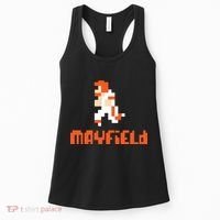 Mayfield Pixel Quarterback Cleveland Women's Tank Top thumb 0