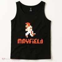 Mayfield Pixel Quarterback Cleveland Tank Top thumb 2