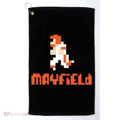 Mayfield Pixel Quarterback Cleveland Golf Towel