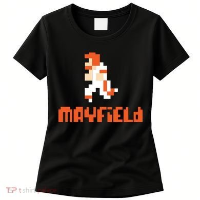 Mayfield Pixel Quarterback Cleveland Women's T-Shirt