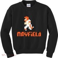 Mayfield Pixel Quarterback Cleveland Kids Sweatshirt thumb 0