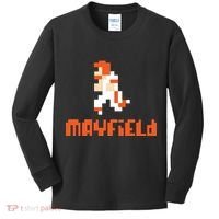 Mayfield Pixel Quarterback Cleveland Kids Long Sleeve Shirt thumb 0