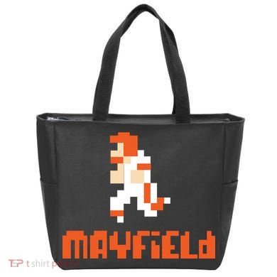 Mayfield Pixel Quarterback Cleveland Tote Bag