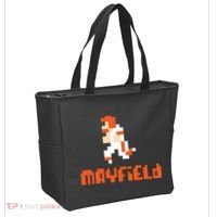 Mayfield Pixel Quarterback Cleveland Tote Bag thumb 2