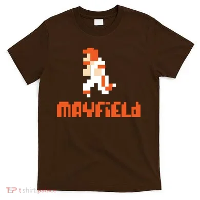Mayfield Pixel Quarterback Cleveland T-Shirt