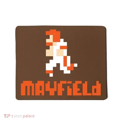 Mayfield Pixel Quarterback Cleveland Mousepad