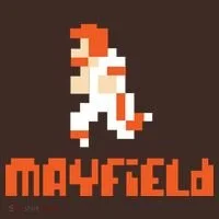 Mayfield Pixel Quarterback Cleveland Kids Hoodie thumb 2