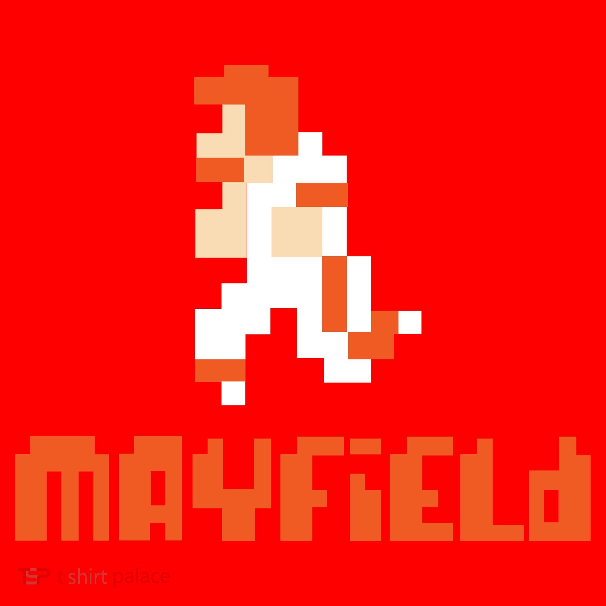 Mayfield Pixel Quarterback Cleveland Santa Hat