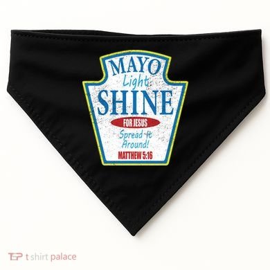 Mayo Light Shine for Jesus USA-Made Doggie Bandana