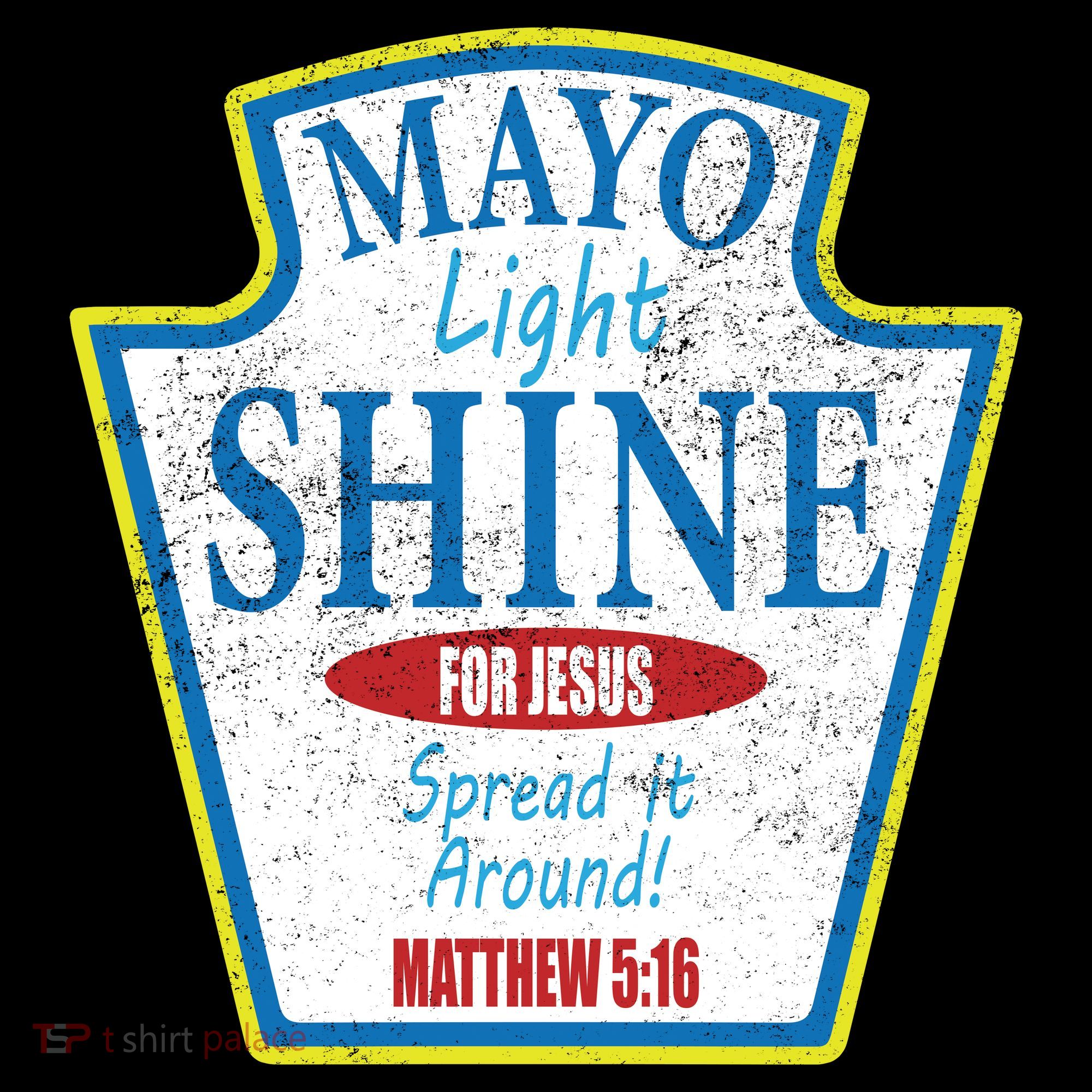 Mayo Light Shine for Jesus USA-Made Doggie Bandana