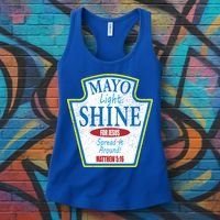 Mayo Light Shine for Jesus Women's Tank Top thumb 3