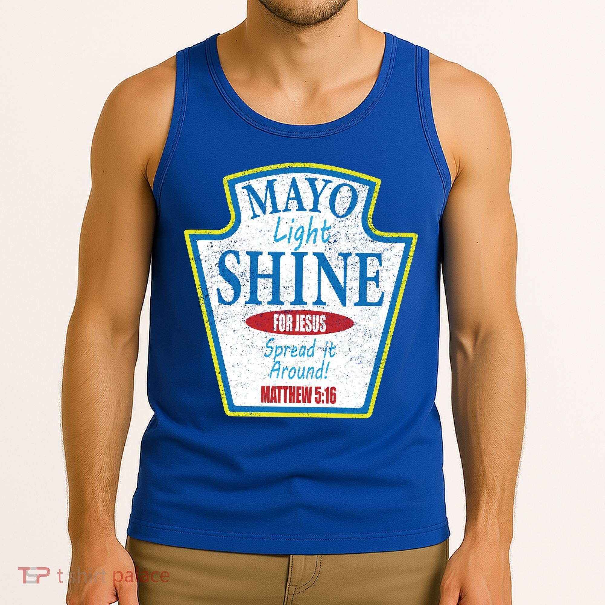 Mayo Light Shine for Jesus Tank Top