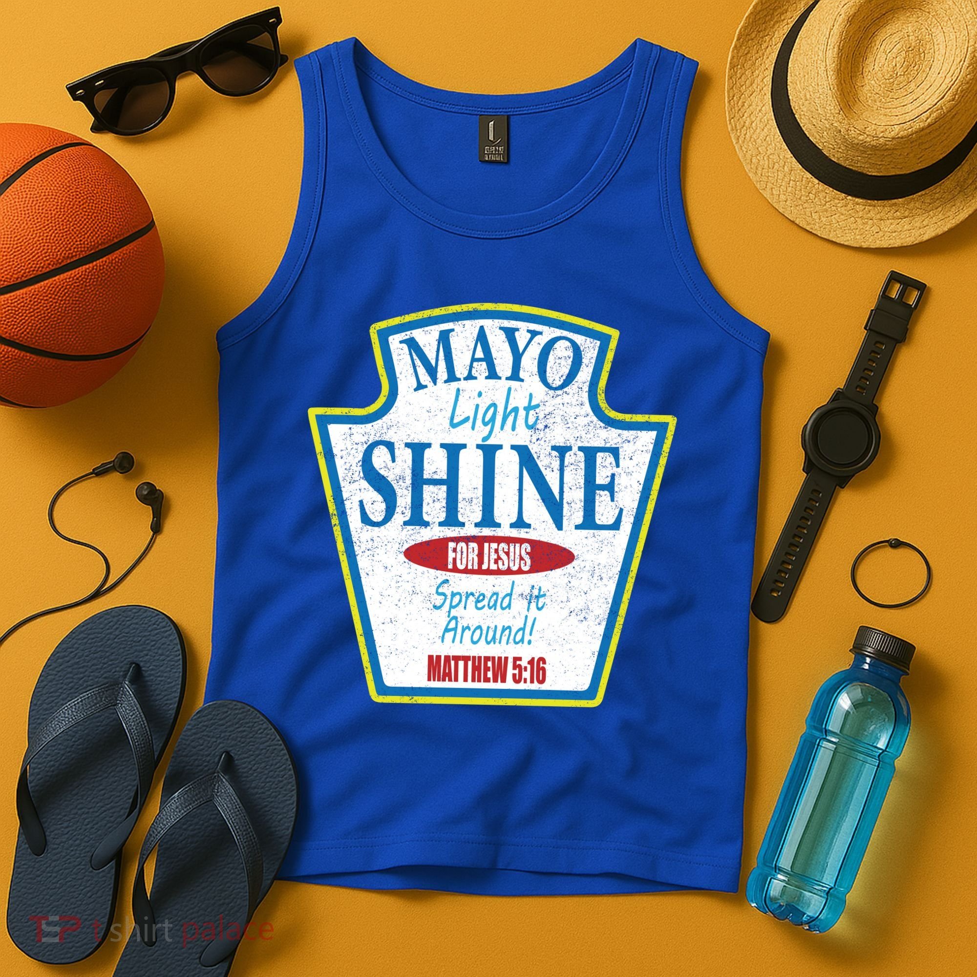 Mayo Light Shine for Jesus Tank Top