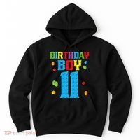 Master Builder 11th Birthday 11 Year Building Bricks Hoodie thumb 0