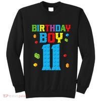 Master Builder 11th Birthday 11 Year Building Bricks Sweatshirt thumb 0
