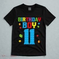 Master Builder 11th Birthday 11 Year Building Bricks T-Shirt thumb 5