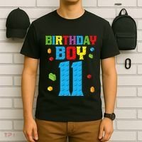 Master Builder 11th Birthday 11 Year Building Bricks T-Shirt thumb 6