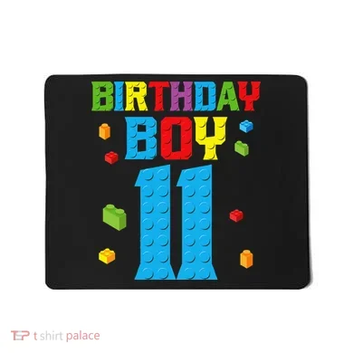 Master Builder 11th Birthday 11 Year Building Bricks Mousepad