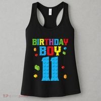 Master Builder 11th Birthday 11 Year Building Bricks Women's Tank Top thumb 3