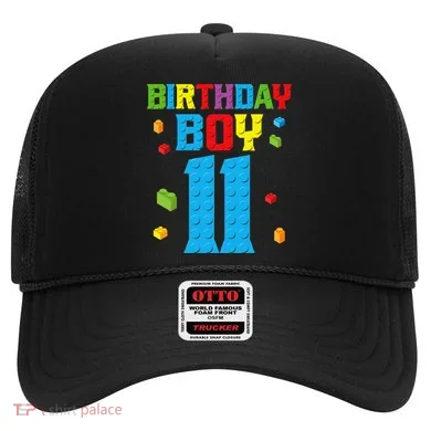 Master Builder 11th Birthday 11 Year Building Bricks Hat