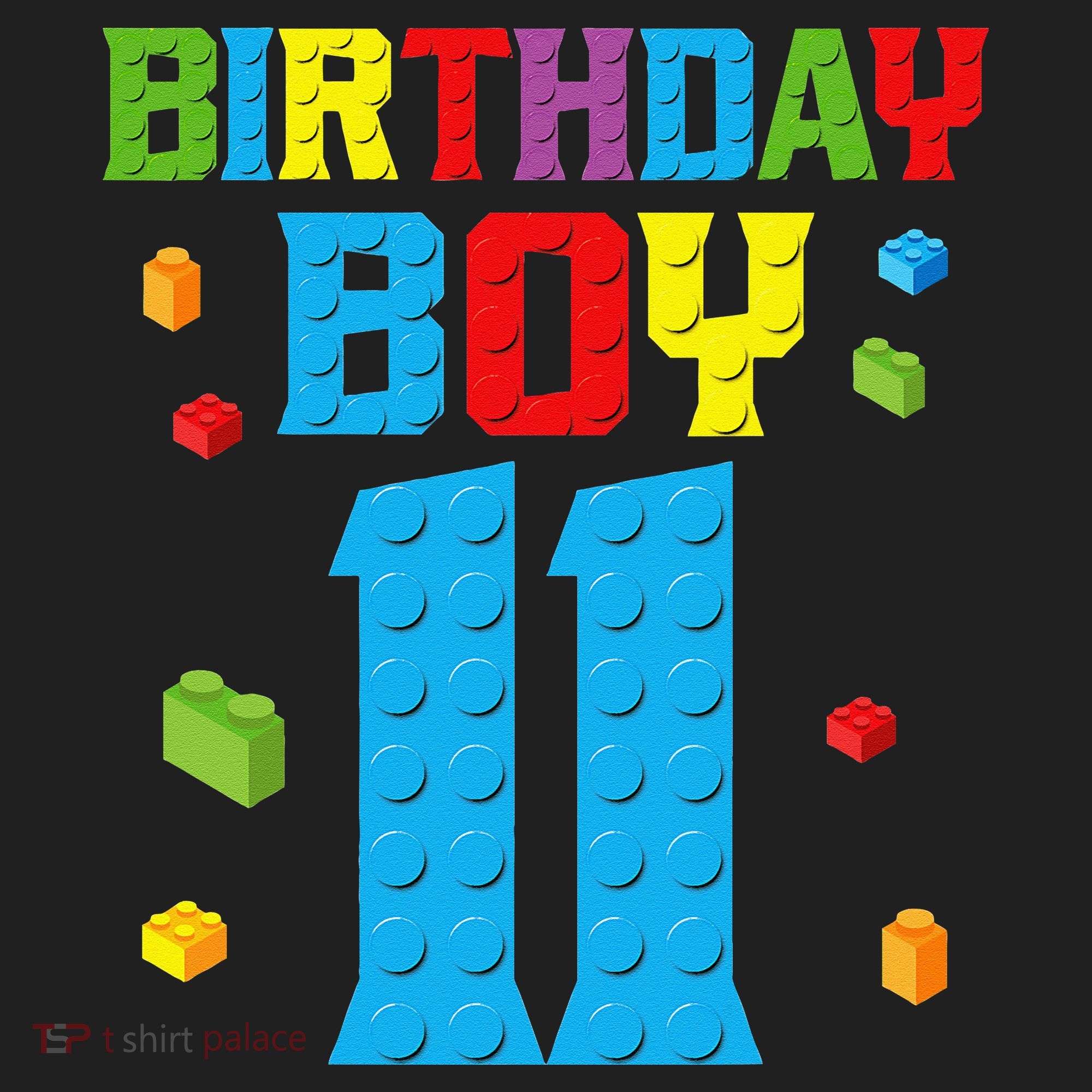Master Builder 11th Birthday 11 Year Building Bricks Hat