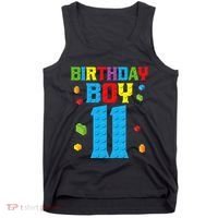 Master Builder 11th Birthday 11 Year Building Bricks Tank Top thumb 0