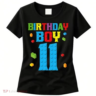 Master Builder 11th Birthday 11 Year Building Bricks Women's T-Shirt